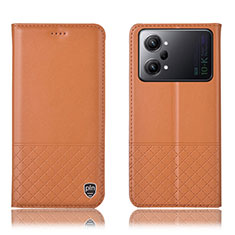 Coque Portefeuille Livre Cuir Etui Clapet H11P pour Oppo K10 Pro 5G Orange