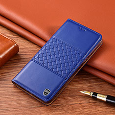 Coque Portefeuille Livre Cuir Etui Clapet H11P pour Xiaomi Poco F3 5G Bleu