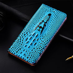 Coque Portefeuille Livre Cuir Etui Clapet H15 pour Apple iPhone 13 Bleu