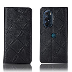 Coque Portefeuille Livre Cuir Etui Clapet H15P pour Motorola Moto Edge 30 Pro 5G Noir