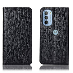 Coque Portefeuille Livre Cuir Etui Clapet H15P pour Motorola Moto G31 Noir