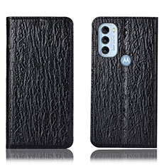 Coque Portefeuille Livre Cuir Etui Clapet H15P pour Motorola Moto G71 5G Noir