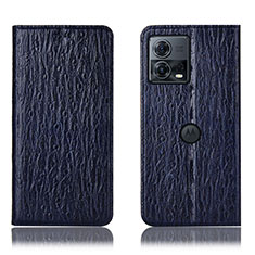 Coque Portefeuille Livre Cuir Etui Clapet H15P pour Motorola Moto S30 Pro 5G Bleu