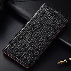 Coque Portefeuille Livre Cuir Etui Clapet H15P pour Samsung Galaxy A12 5G Noir