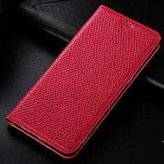 Coque Portefeuille Livre Cuir Etui Clapet H15P pour Samsung Galaxy A20s Rouge