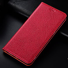 Coque Portefeuille Livre Cuir Etui Clapet H15P pour Samsung Galaxy A23 4G Rouge