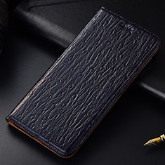 Coque Portefeuille Livre Cuir Etui Clapet H15P pour Samsung Galaxy M10 Bleu