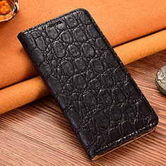 Coque Portefeuille Livre Cuir Etui Clapet H16P pour Vivo Y78 5G Noir