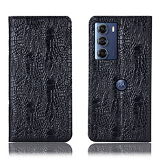 Coque Portefeuille Livre Cuir Etui Clapet H17P pour Motorola Moto Edge S30 5G Noir