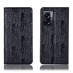 Coque Portefeuille Livre Cuir Etui Clapet H17P pour Realme Q5i 5G Noir