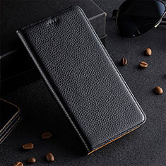 Coque Portefeuille Livre Cuir Etui Clapet H17P pour Vivo iQOO 9 5G Noir