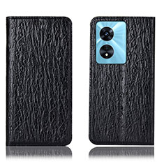 Coque Portefeuille Livre Cuir Etui Clapet H18P pour Oppo A1 5G Noir