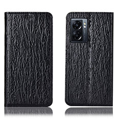 Coque Portefeuille Livre Cuir Etui Clapet H18P pour Oppo A77 5G Noir