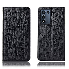 Coque Portefeuille Livre Cuir Etui Clapet H18P pour Oppo K9S 5G Noir