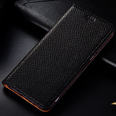 Coque Portefeuille Livre Cuir Etui Clapet H18P pour Samsung Galaxy A01 Core Noir