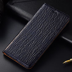 Coque Portefeuille Livre Cuir Etui Clapet H18P pour Samsung Galaxy Note 20 5G Bleu