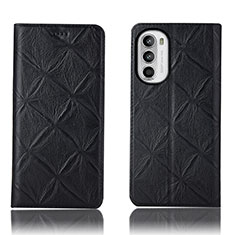 Coque Portefeuille Livre Cuir Etui Clapet H19P pour Motorola MOTO G52 Noir