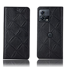 Coque Portefeuille Livre Cuir Etui Clapet H19P pour Motorola Moto S30 Pro 5G Noir
