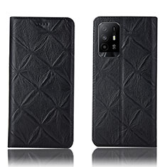 Coque Portefeuille Livre Cuir Etui Clapet H19P pour Oppo A94 5G Noir