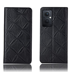 Coque Portefeuille Livre Cuir Etui Clapet H19P pour Oppo A96 5G Noir