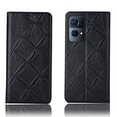 Coque Portefeuille Livre Cuir Etui Clapet H19P pour Oppo Reno7 Pro 5G Noir