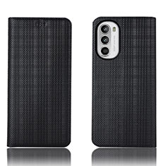 Coque Portefeuille Livre Cuir Etui Clapet H20P pour Motorola Moto Edge (2022) 5G Noir