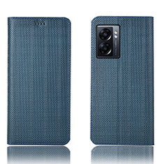 Coque Portefeuille Livre Cuir Etui Clapet H20P pour OnePlus Nord N300 5G Bleu