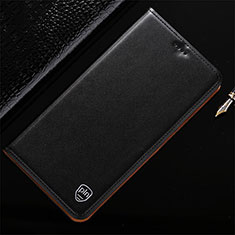 Coque Portefeuille Livre Cuir Etui Clapet H21P pour Apple iPhone SE (2020) Noir