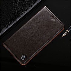 Coque Portefeuille Livre Cuir Etui Clapet H21P pour Huawei Honor 80 5G Marron