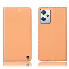 Coque Portefeuille Livre Cuir Etui Clapet H21P pour OnePlus Nord CE 2 Lite 5G Orange