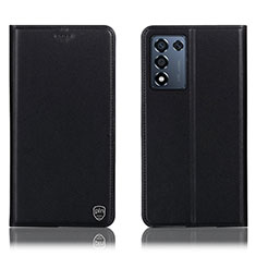 Coque Portefeuille Livre Cuir Etui Clapet H21P pour Realme 9 SE 5G Noir