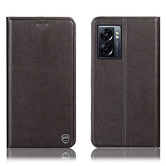 Coque Portefeuille Livre Cuir Etui Clapet H21P pour Realme Narzo 50 5G Marron