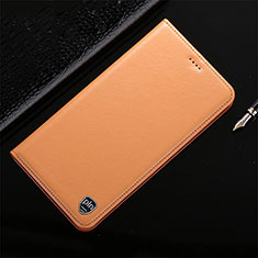 Coque Portefeuille Livre Cuir Etui Clapet H21P pour Sony Xperia 5 III SO-53B Orange