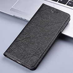 Coque Portefeuille Livre Cuir Etui Clapet H22P pour Oppo A2m 5G Noir