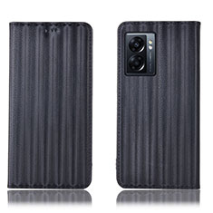 Coque Portefeuille Livre Cuir Etui Clapet H23P pour Realme Narzo 50 5G Noir