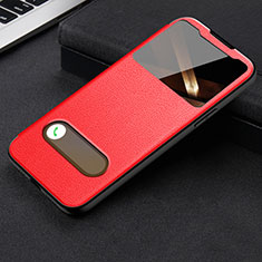 Coque Portefeuille Livre Cuir Etui Clapet H24 pour Apple iPhone 14 Pro Max Rouge