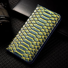 Coque Portefeuille Livre Cuir Etui Clapet H25P pour Motorola Moto Edge 40 5G Bleu