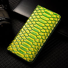 Coque Portefeuille Livre Cuir Etui Clapet H25P pour Oppo Find X7 5G Vert