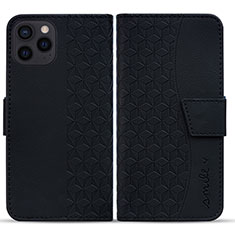 Coque Portefeuille Livre Cuir Etui Clapet HF1 pour Apple iPhone 14 Pro Noir