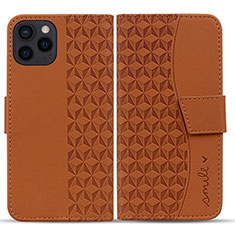 Coque Portefeuille Livre Cuir Etui Clapet HF1 pour Apple iPhone 16 Pro Max Marron