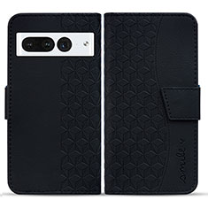 Coque Portefeuille Livre Cuir Etui Clapet HF1 pour Google Pixel 7 Pro 5G Noir