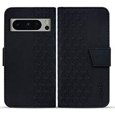 Coque Portefeuille Livre Cuir Etui Clapet HF1 pour Google Pixel 8 Pro 5G Noir