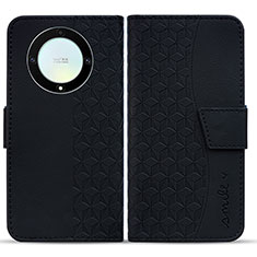 Coque Portefeuille Livre Cuir Etui Clapet HF1 pour Huawei Mate 60 Pro Noir