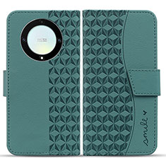 Coque Portefeuille Livre Cuir Etui Clapet HF1 pour Huawei Mate 60 Pro Vert