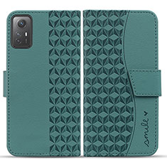 Coque Portefeuille Livre Cuir Etui Clapet HF1 pour Xiaomi Redmi Note 12S Vert