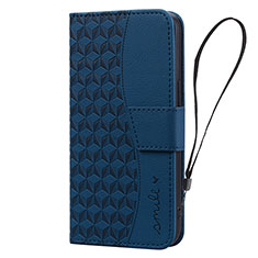 Coque Portefeuille Livre Cuir Etui Clapet HF2 pour Huawei Mate 60 Pro+ Plus Bleu