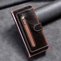 Coque Portefeuille Livre Cuir Etui Clapet JD1 pour Samsung Galaxy Z Fold4 5G Marron