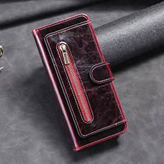 Coque Portefeuille Livre Cuir Etui Clapet JD1 pour Samsung Galaxy Z Fold4 5G Rouge