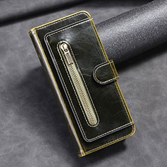Coque Portefeuille Livre Cuir Etui Clapet JD1 pour Samsung Galaxy Z Fold4 5G Vert Armee