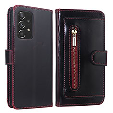 Coque Portefeuille Livre Cuir Etui Clapet JDK pour Samsung Galaxy A52 4G Rouge